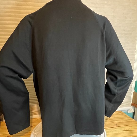 Michael Simon Silk Blend HOLIDAT sweater Pullover Gorgeous Party Bling SZ XL - Picture 4 of 6